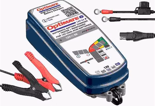 Nabíječka OPTIMATE 6 (12V/6A) TM360 pro olověné AGM/GEL akumulátory (3 - 240Ah)