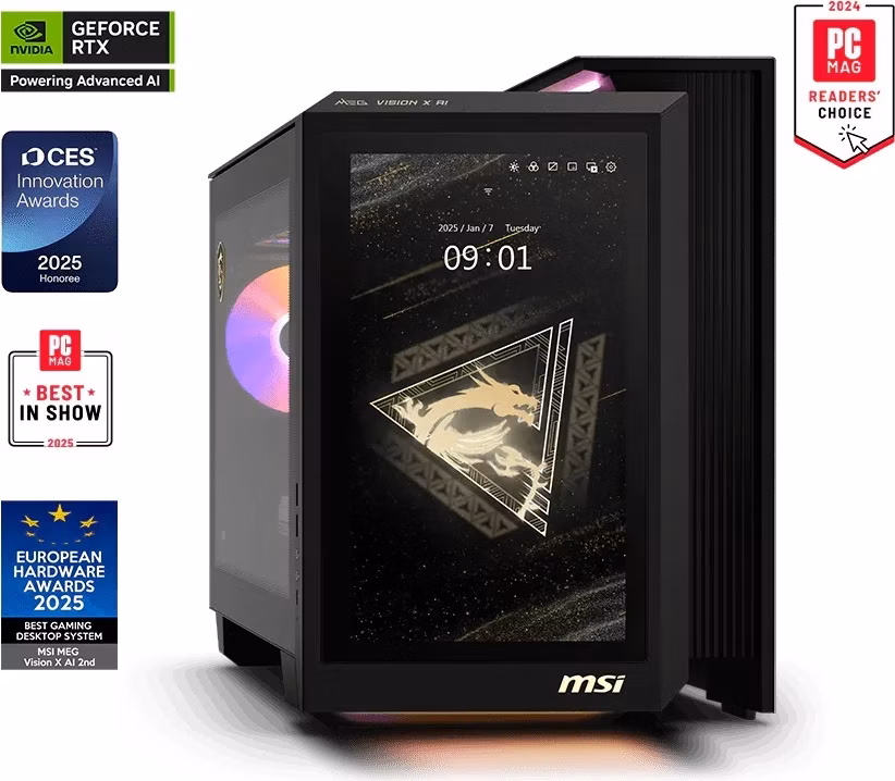 MSI MEG Vision X/AI 2NVV7-405EU/Tower/U7-270KP/64GB/2TB/RTX 5080/W11H/3R