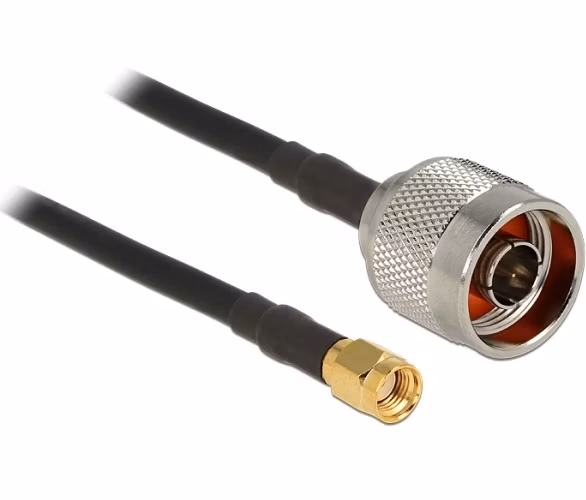 Delock anténní kabel N Plug > RP-SMA Plug CFD200 1.5 m, nízká ztráta