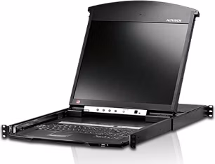 ATEN KVM switch KL-1508AIM 8PC KVM 17"LCD CAT5, Over the NET