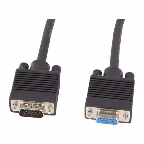 LANBERG VGA M / F prodlužující kabel 1,8m, stíněný, černý