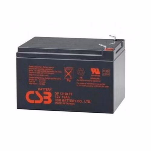 Fukawa CSB GP12120 F2 (12V; 12Ah; faston 6,3mm; životnost 5let)