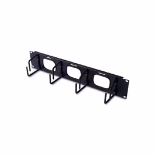 APC 2U Horizontal Cable Organizer w/ Pass-Thru Black