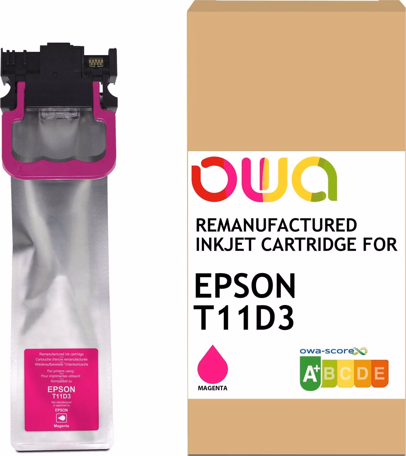 OWA Armor ink-jet pro Epson WF C5390/5890 magenta, 77ml, komp.s C13T11D340