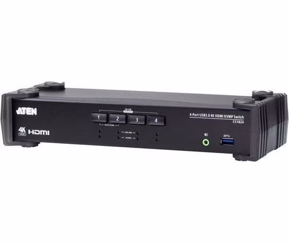 ATEN 4-port USB3.0 4K HDMI KVMP, audio