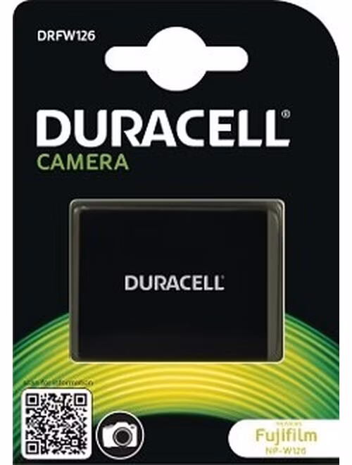 DURACELL Baterie - pro digitální fotoaparát nahrazuje Fujifilm NP-W126, 7,2V, 1000 mAh
