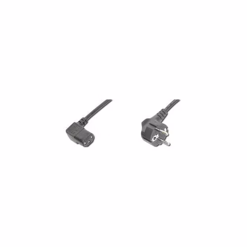 Digitus napájecí kabel 240V, délka 1,8m CEE7pravoúhlý/IEC C13 pravoúhlý