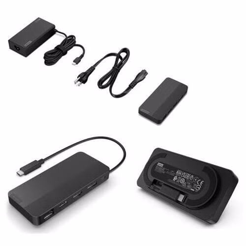 Lenovo USB-C Dual Display Travel Dock 65W - EU