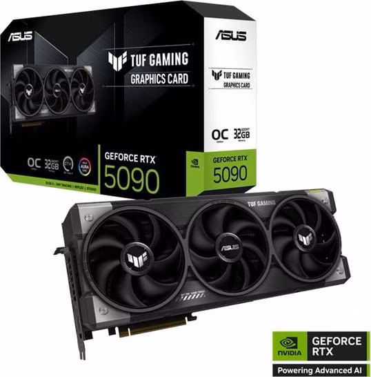 ASUS TUF RTX5090 OC GAMING 32GB/512-bit GDDR7 2xHDMI 3xDP