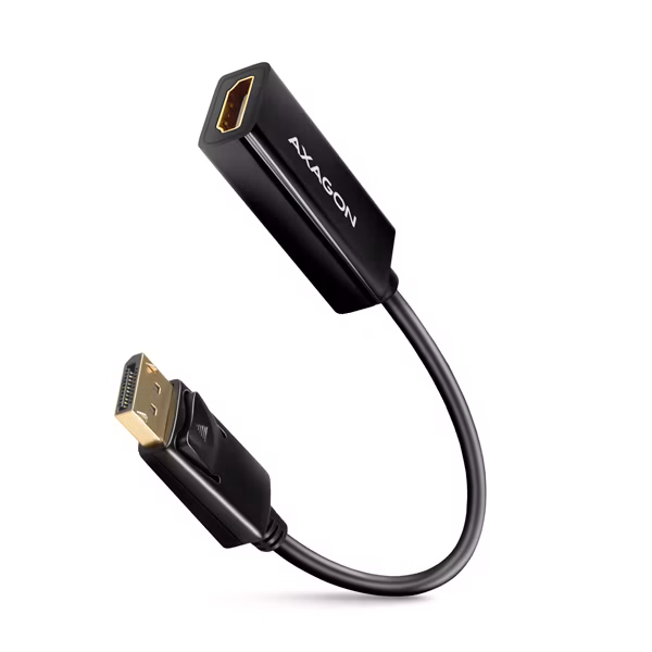 AXAGON adaptér z DisplayPort na HDMI verze 1.4 / RVD-HI14N / 4k/30Hz / 0,2m