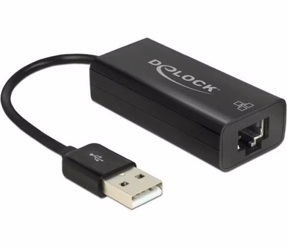Delock Adapter USB 2.0 > LAN 10/100 Mb/s