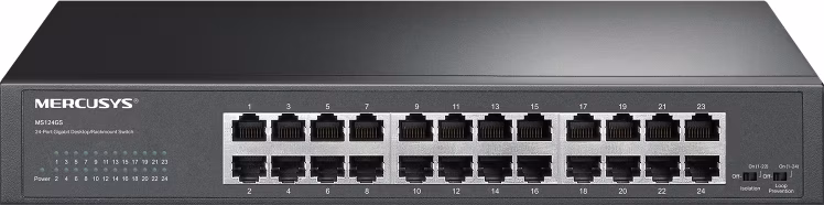 Mercusys MS124GS 24-Port Gigabit Desktop/Rackmount Switch