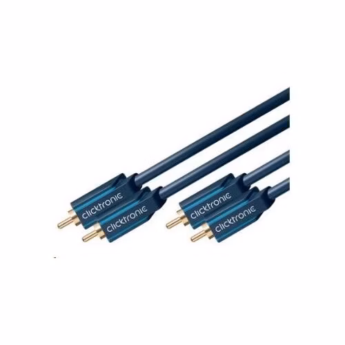 Kábel ClickTronic HQ OFC 2x Cinch - 2x Cinch RCA, M/M, 10 m