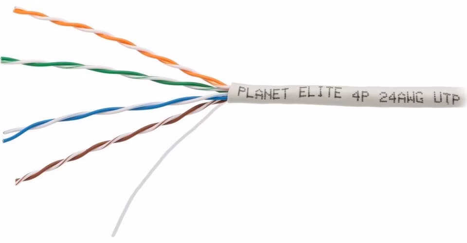 PLANET kabel UTP, drát, 4pár, Cat5e, Planet Elite, 2404N03, balení 305m, REELEX