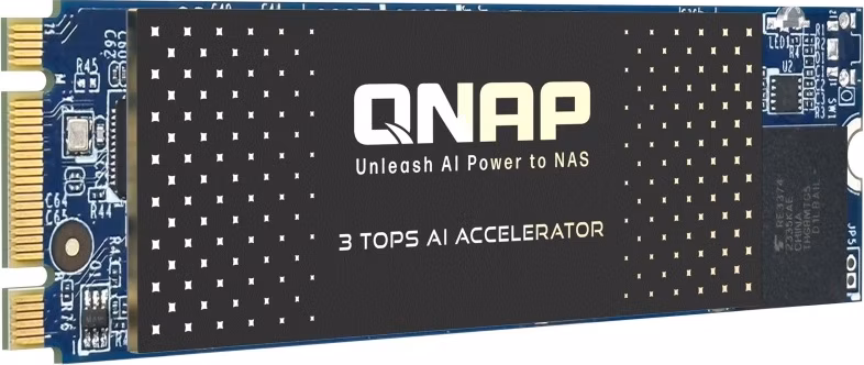 QNAP QAI-M100 - Rockchip RK1808 Cortex-A35 1.6GHz, 3 Top NPU, M.2 2280 PCIe Gen2 x1 AI accelerator
