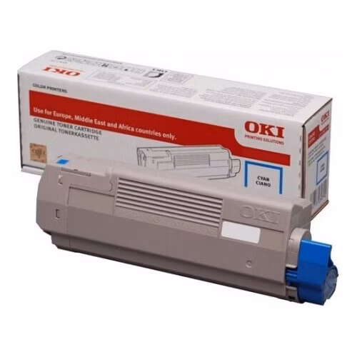 Azurový toner OKI pre C612 (6 000 strán)