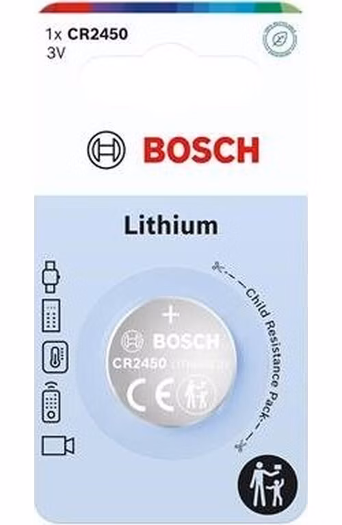 Bosch CR2450B1/00 Lithium (Blistr 1 ks)