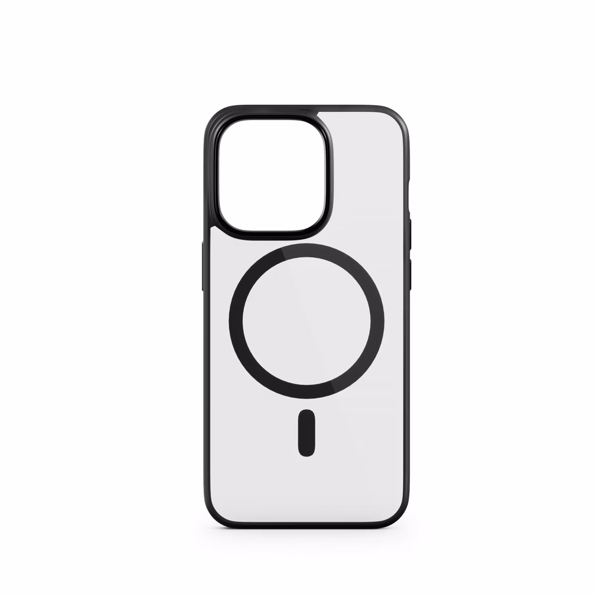 iStores by Epico Hero Magnetic - MagSafe Compatible Case iPhone 15 Pro - transparentne čierny