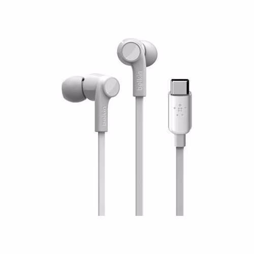 Belkin SOUNDFORM™ Sluchátka s USB-C konektorem - bílá