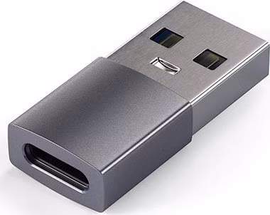 Satechi adaptér USB 3.0 to USB-C - Space Gray Aluminium
