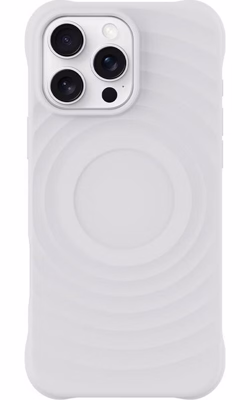 Devia kryt Ripple Magnetic Shockproof TPU Case pre iPhone 16 Pro - White