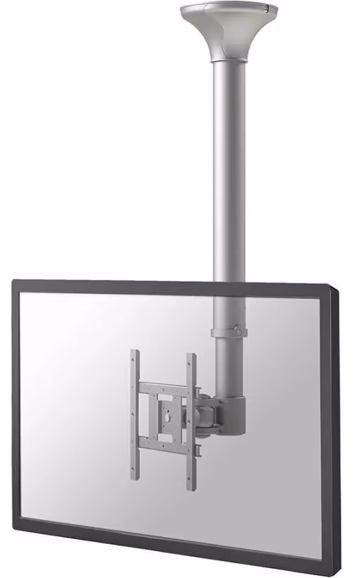 Neomounts FPMA-C200 / Flat Screen Ceiling Mount (Height: 64-104 cm) / Silver
