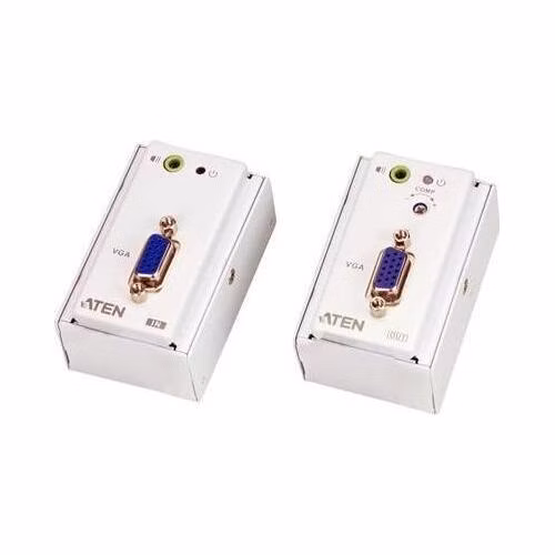 ATEN VGA/Audio Cat 5 Extender with MK Wall Plate (1280 x 1024 @150 m)