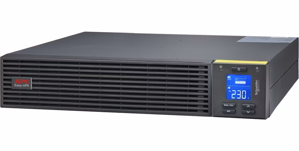 APC Easy UPS SRV On-Line 1000VA/900W/ 3x IEC C13/ 2U/ RACK MOUNT/ 230V/ LCD/ with RailKit