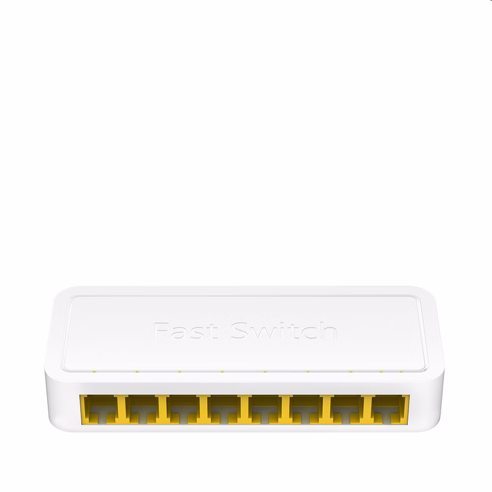Cudy FS108D - 8-Port Switch, 8 10/100M RJ45 Ports, Desktop, Power Saving, Plug &amp; Play