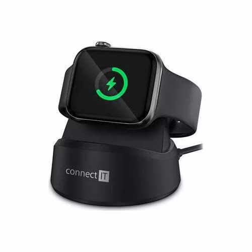 CONNECT IT WatchCharger bezdrátová nabíječka kompatibilní s Apple, ČERNÁ