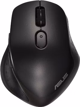 ASUS MW203 Multi-Device Wireless Silent Mouse/Ergonomická/Optická/Pro praváky/2 400 DPI/USB+BT/Černá