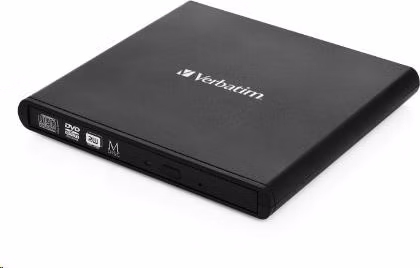 VERBATIM externí mechanika DVD-RW Rewriter USB 2.0 Black + NERO