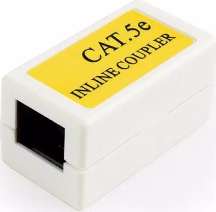 Gembird adaptér - LAN Cat 5E spojka, biela