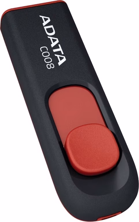 ADATA Flash Disk 32GB C008, USB 2.0 Klasická, čierna