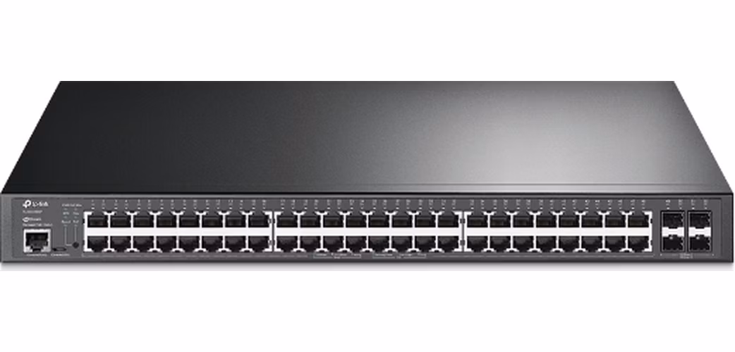 TP-Link TL-SG3452XP JetStream 52-port Gigabit L2+ / 48x Gigabit PoE+ / 4x 10Gigabit SFP+ / RJ-45/Micro-USB Console Port