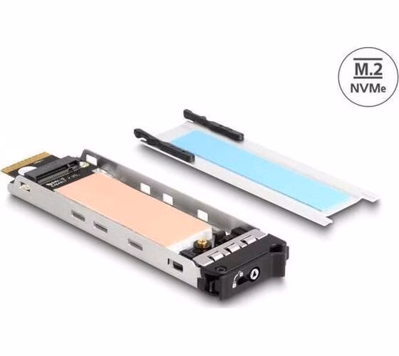 Delock Vnitřní zásobník mobilní přihrádky na 1 x SSD M.2 NMVe pro mobilní přihrádku 47028