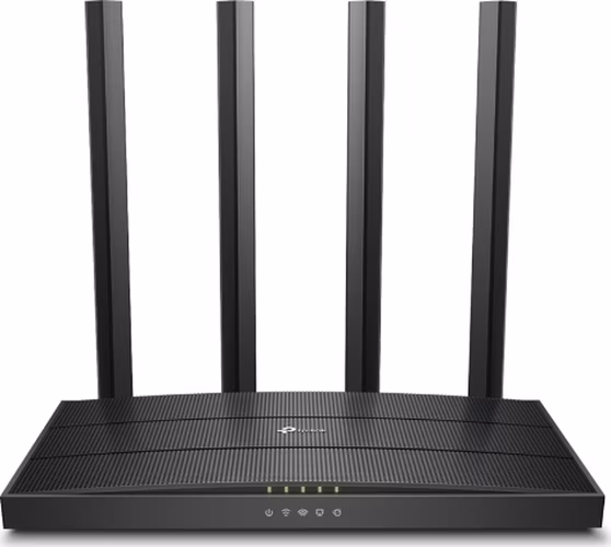 AC1200 Dual-Band Wi-Fi Router SPEED: 300 Mbps at 2.4 GHz + 867 Mbps at 5 GHz SPEC: 4× Antennas, 1× Gigabit WAN Port + 4×