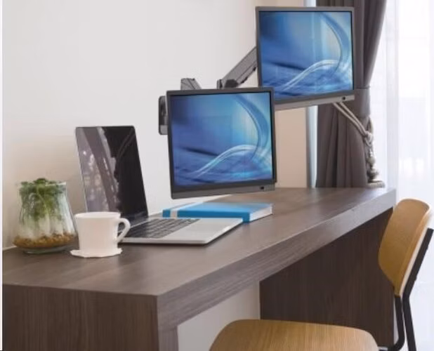 Nástenný držiak LCD/TV MANHATTAN, kĺbový, dve pohyblivé ramená (17"-32")