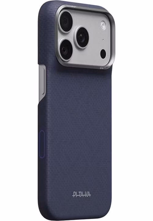 Pitaka kryt Edge Case PTK Weaving pre iPhone 18 Pro Max - Sapphire Blue