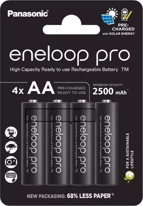 AVACOM Nabíjecí baterie AA Panasonic Eneloop Pro N 2500mAh Ni-MH 4ks Blistr