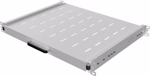 LANBERG POSUVNÁ POLICA PRE 19" RACKOVÉ SKRINE 350MM ŠEDÁ (1U/445X350MM, NOSNOSŤ DO 35KG, 4PO