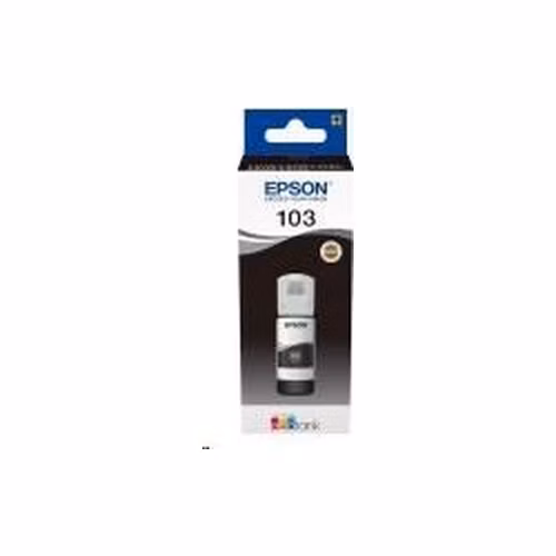BAZAR - EPSON ink čer 103 EcoTank Black ink bottle - Poškozený obal (Komplet)