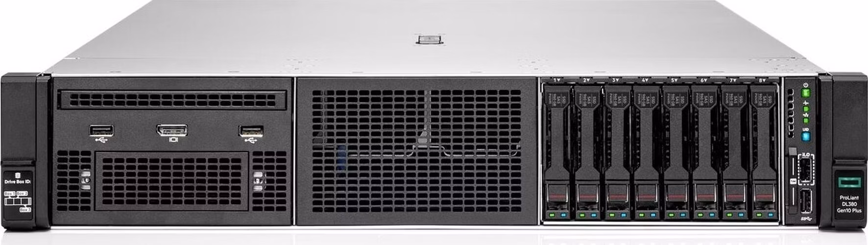 HPE PL DL380g10 Plus 4314 (2.4/16C) 32G MR416i-p/4Gssb 8SFFBCU3 1x800Wti L9 2x10GSFP+ocp P55280-421 RENEW