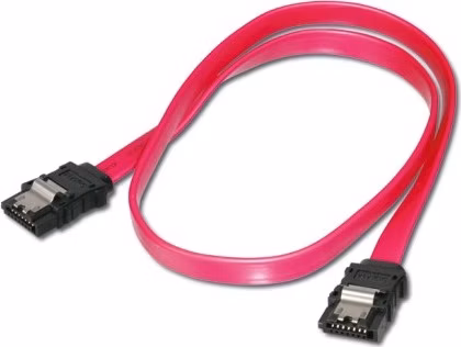 Digitus SATA II/III připojovací kabel, UL 21149, 0,5m kovová západka