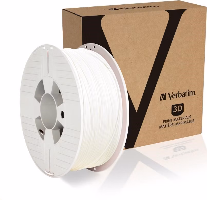 VERBATIM Filament pre 3D tlačiarne PLA 1.75mm, 335m, 1kg biela (OLD PN 55268)