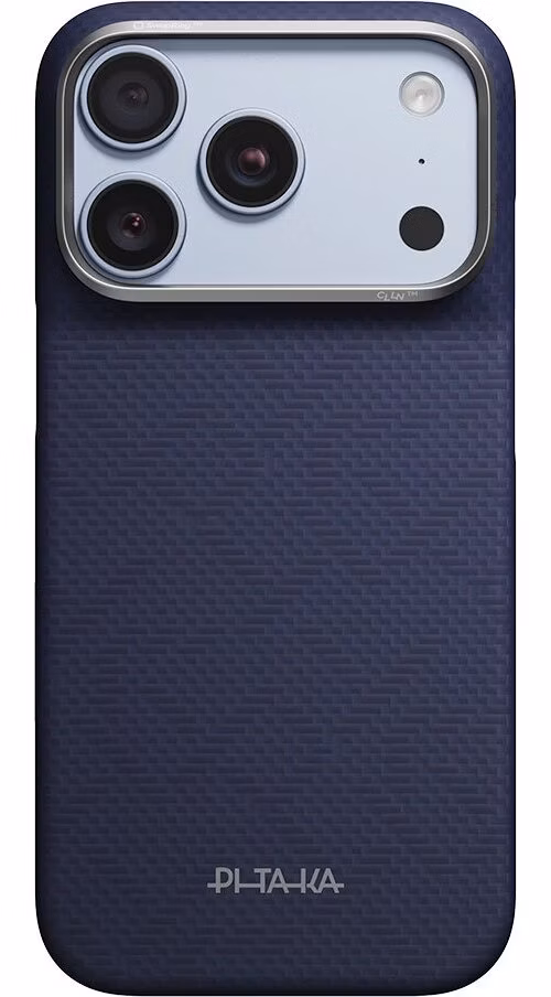 Pitaka kryt Edge Case PTK Weaving pre iPhone 18 Pro Max - Sapphire Blue