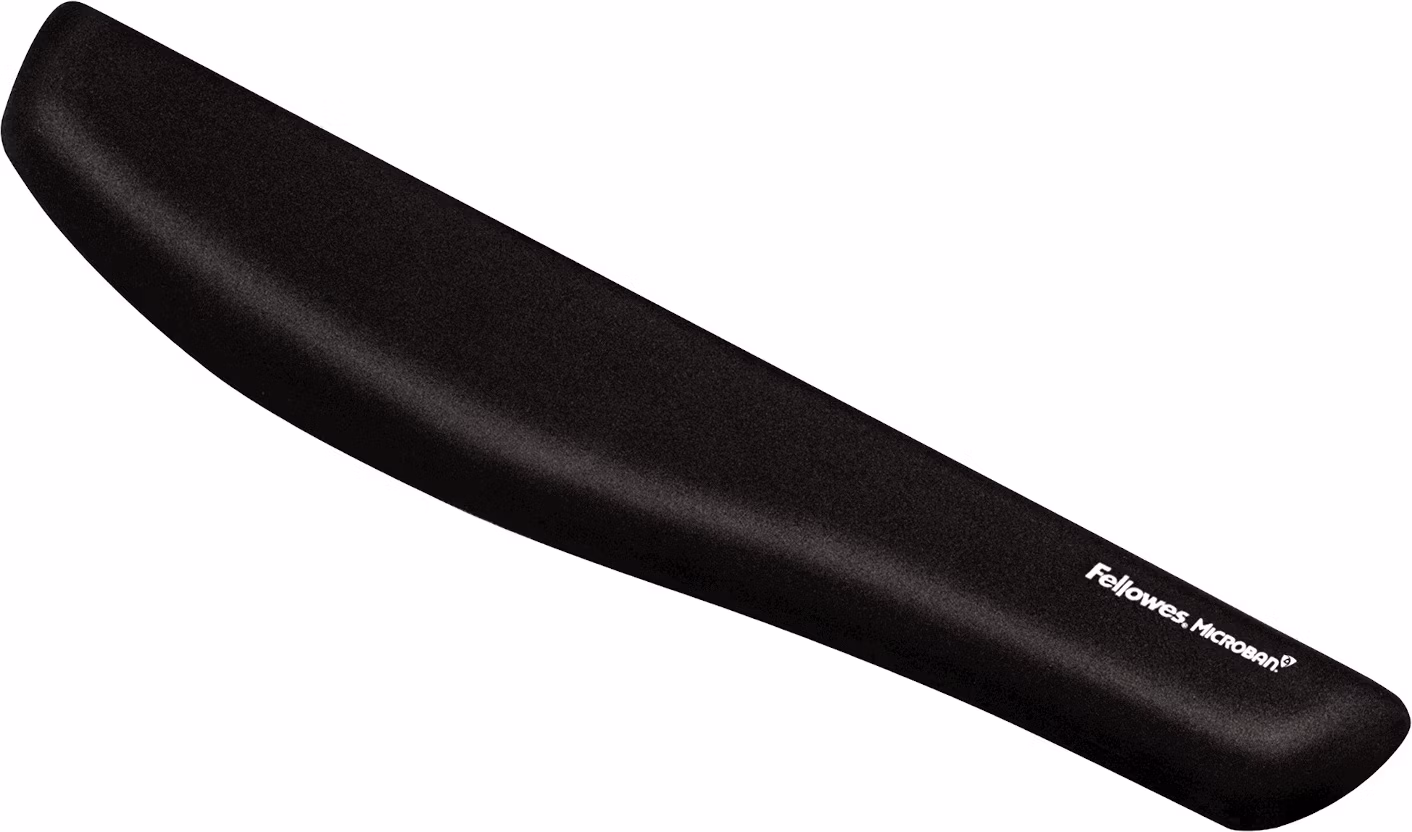 FELLOWES opěrka zápěstí ke klávesnici PlushTouch/ 475mm x 62mm x 15mm/ polypropylen/paměťová pěna/ černá