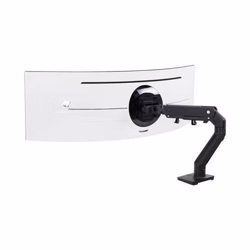 ERGOTRON HX Desk Monitor Arm with HD Pivot (matte black), stolní rameno pro zakřivené monitory až 49" černé