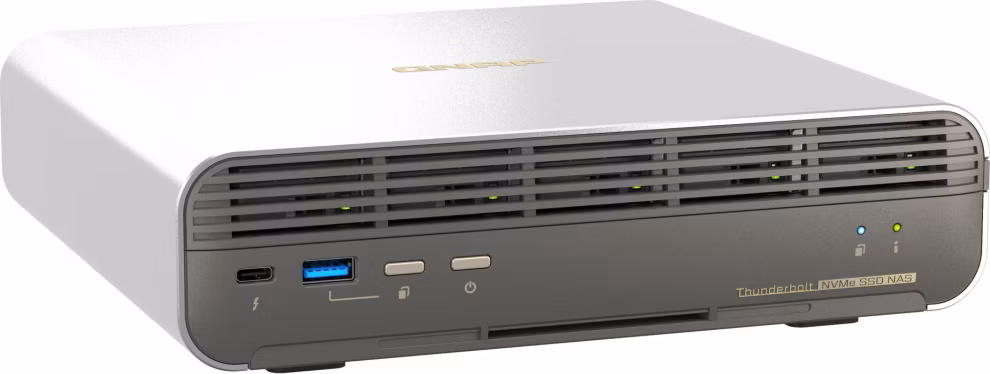 QNAP TBS-h574TX-i5-16G   5x E1.S/M.2 slot, 16GB RAM, 1x 2,5GbE, 1x 10GbE, 2x Thunderbolt 4