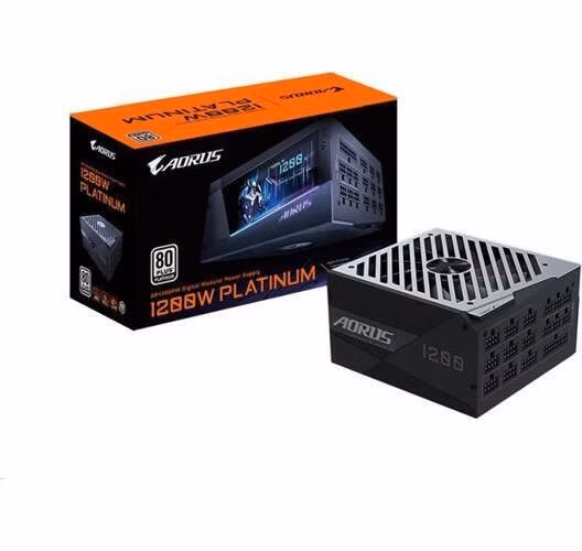 GIGABYTE zdroj GP-AP1200PM, 1200W, 80plus platinum, modular, 140 mm fan